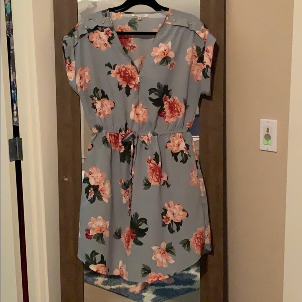 Pink/Mint Floral Dress